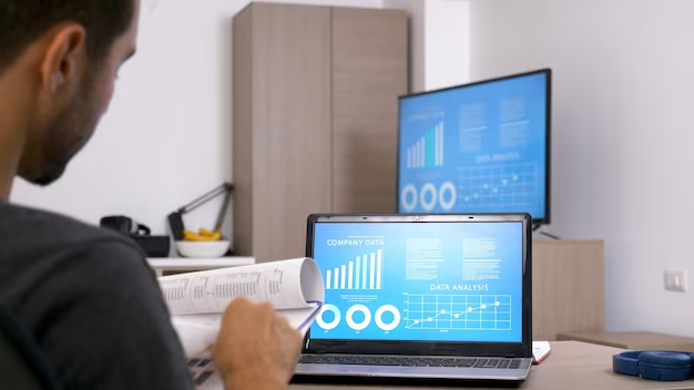 Man working at the computer